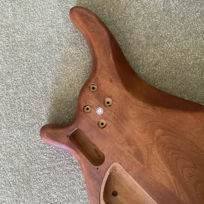 5 String Bass Mahogany Wood Body image 11