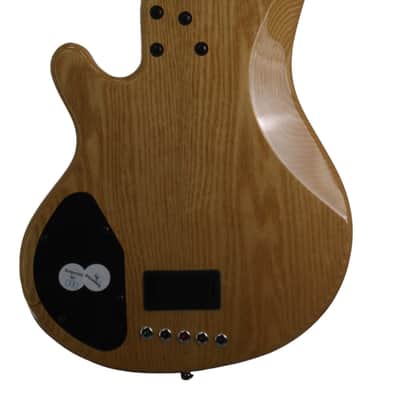 LAKLAND Skyline 55-02 Deluxe Bass, 5-String - Spalted Maple Top, Natural Gloss image 5