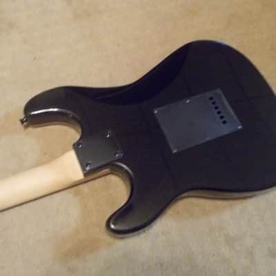Unknown Strat style electric guitar Sunburst bound top - NICE! REDUCED image 8
