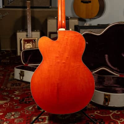 1957 Gretsch 6120 Chet Atkins Orange Finish Electric Guitar w/OHSC image 6
