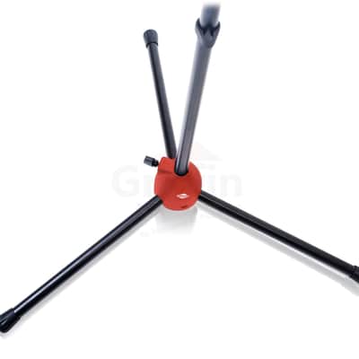 Griffin Microphone Stand with Boom Arm and Mic Clip (Pack of 5) - Tripod Telescoping Quality for Studio, Karaoke, Live Performances, Conferences Portable with Folding Legs & Removable Arm image 2