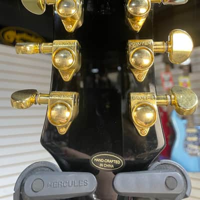 Epiphone Les Paul Custom - Ebony w/Crossrock Hardshell Case image 8