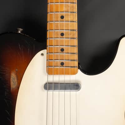 2008 Fender Road Worn '50s Telecaster with Maple Fretboard - 2-Color Sunburst | Vintage Aged Relic Nitro Finish 3.19kg | Case image 17