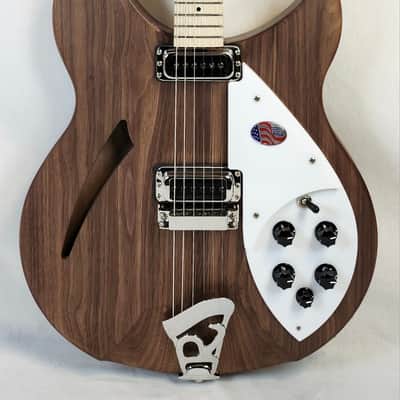 Rickenbacker 330 Walnut, Semi-Hollowbody, 21 Fret, Gotoh Tuners, w/HSC image 11