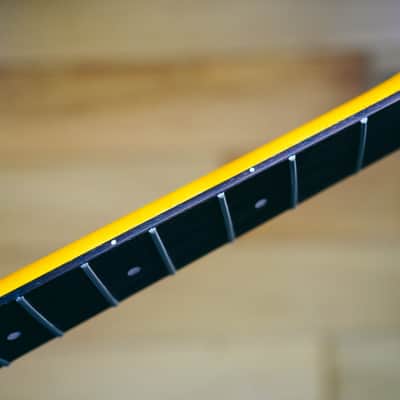Telecaster Neck – Yellow Maple & Rosewood | 21 Frets | Nitro Satin Finish | Bone Nut image 7