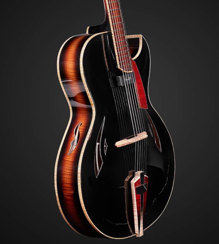 Emanuele Faggion Calliope 17" Archtop guitar massive wood in the style of Monteleone Benedetto ... image 1