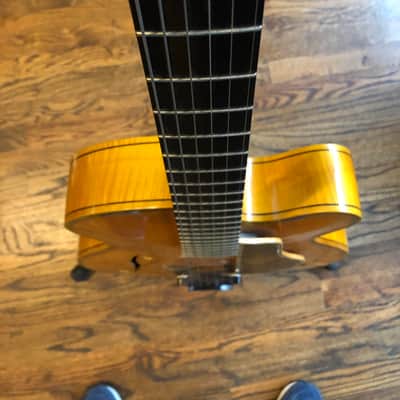 Danche Guitars DZ 57 Archtop Jazz Guitar 2014 Transparent Natural image 6