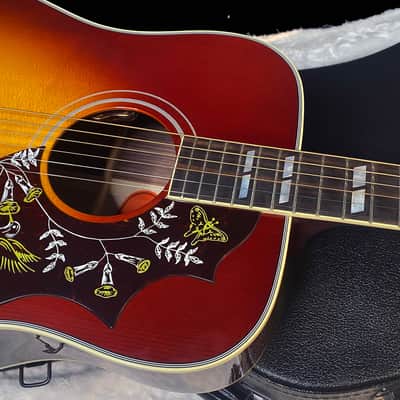 NEW! Gibson Custom Shop Hummingbird Rosewood 3-Piece Back Acoustic-Electric Guitar - Rosewood Burst - 5.1 lbs - Authorized Dealer! G06881 image 2