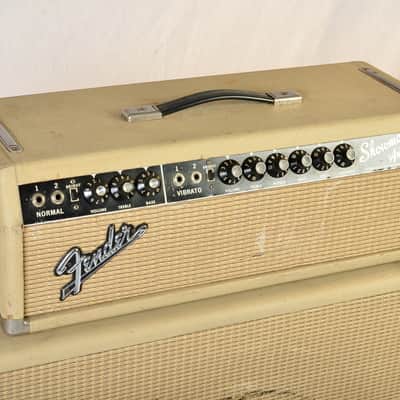 Vintage 1963 Fender Showman Head & Cab w/ Original JBL D130F – Serviced – Local Pickup image 8