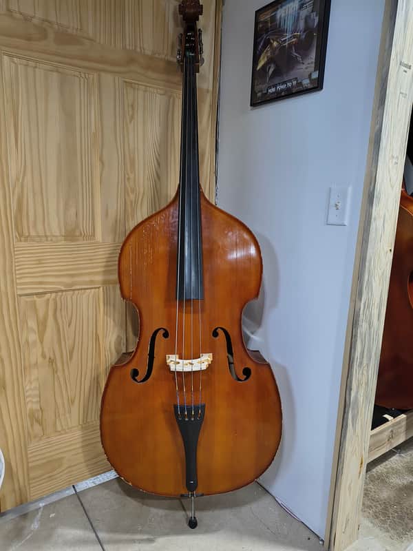 Johannes Kohr K54C 1995 3/4 carved bass image 1