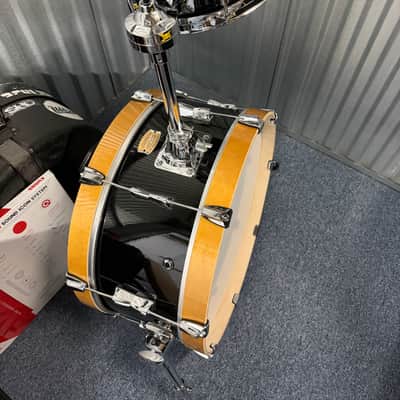 Yamaha SBP0F4H Stage Custom Hip 10x5/13x8/20x8/13x5" 4pc Shell Pack 2020 - Present - Raven Black image 1