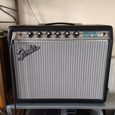 Fender '68 Custom Princeton Reverb-Amp 12-Watt 1x10" Guitar Combo 2013 - Present - Black image 2