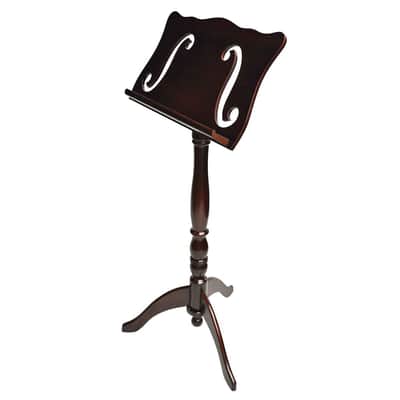 Frederick Adjustable Music Stand – Cherry Mahogany F-Hole image 3