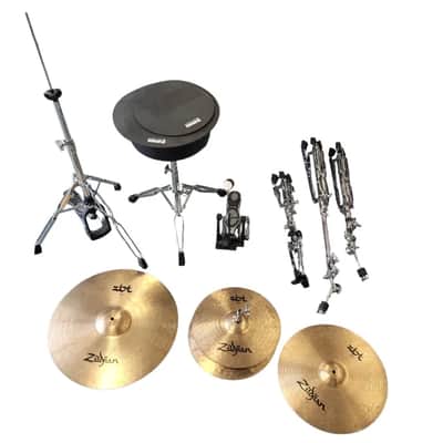 Ludwig Element Evolution 5pc Kit w/Cymbals and Hardware - Blue Sparkle image 3