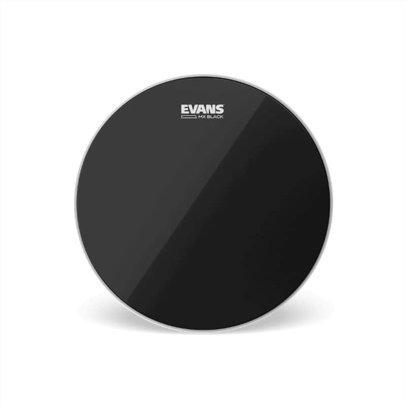 EVANS 8" MX Black Marching Tenor Drum Head image 1