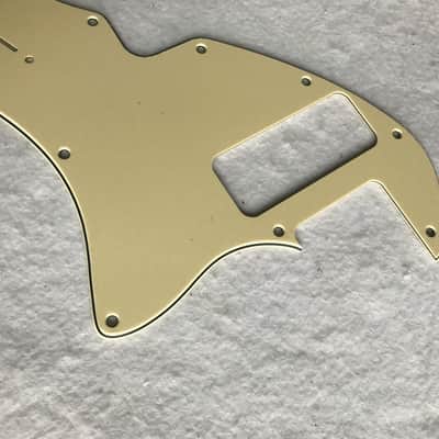 For Fender US Telecaster Thinline/Tele 69 P90 Guitar Pickguard,3 Ply Vintage Yellow image 3