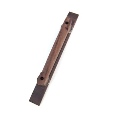 Adjustable Rosewood Archtop Jazz Guitar Bridge base and saddle, Unslotted image 4