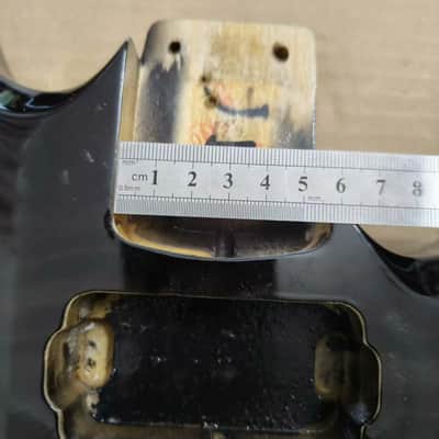 Brown HH Basswood Guitar Body with Quilted Maple Top image 7
