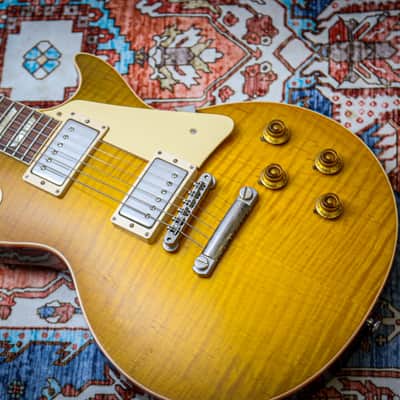 GIBSON USA Custom Shop 60th Anniversary '59 Les Paul Standard Reissue "Green Lemon Fade VOS" (2019) image 6