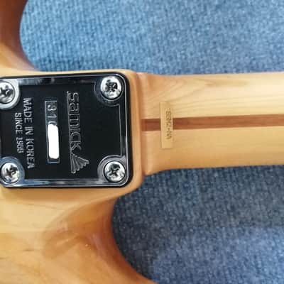 Rare Vintage 90's - Samick Valley Arts Super Strat SSM2 (1993, Natural, Floyd Rose Licence) image 7