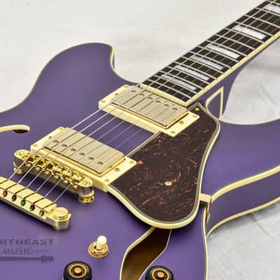 Ibanez Artcore AS73G Semi-Hollow Electric Guitar - Metallic Purple Flat image 7