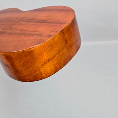 Vintage *RARE* SAM F. CHANG HONOLULU HAWAIIAN KOA 20 3/4” Soprano Ukulele w/Case image 18