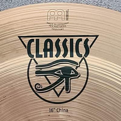 Meinl Classics 16" China Cymbal Excellent Condition image 2
