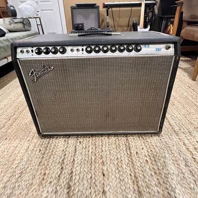Fender Twin Reverb "Drip Edge" 2-Channel 100-Watt 2x12" Guitar Combo 1968 - 1969 - Silverface image 1