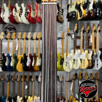 Fender   1980 Precision Fretless Black Mod Pj image 4