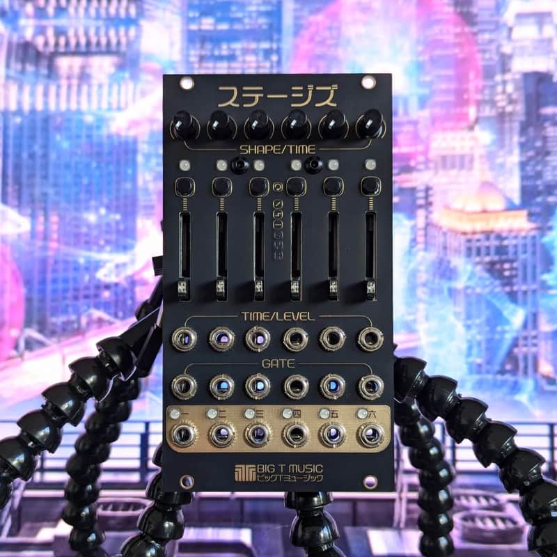 ステージズ Sutējizu Eurorack Module (Mutable Stages) with Black and Gold FR4 Panel image 1
