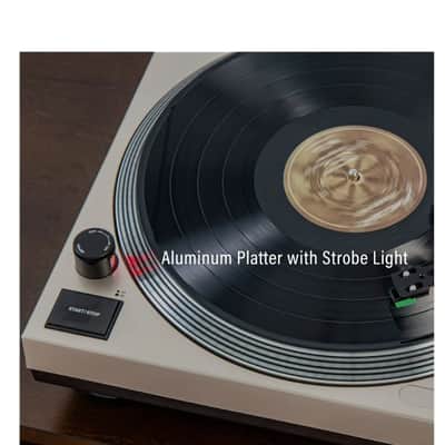 Crosley C100BT 2-Speed Bluetooth  Turntable, Champagne-NEW image 5