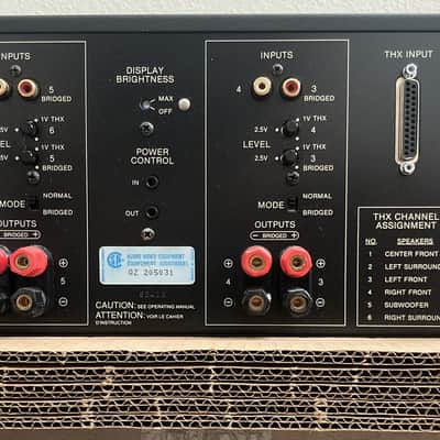 McIntosh MC7106 6 Channel 100-Watt Stereo Solid State Power Amplifier image 4