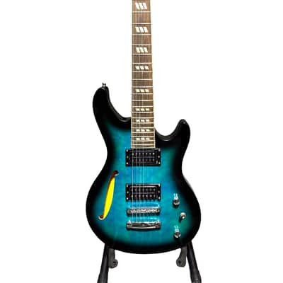 Cozart Semi-Hollow 7-String Custom Handmade Electric Guitar image 1