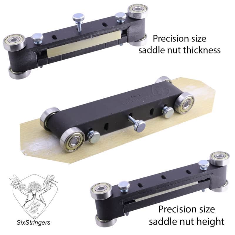 Saddle and Nut Height & Thickness Sander 84mm Made in the USA image 1