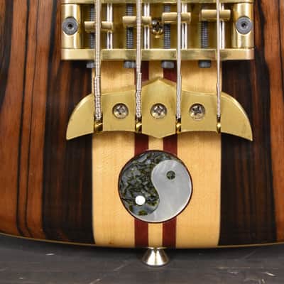 Alembic Stanley Clarke Signature Deluxe short scale 4 string Bass Macassar Ebony - VIDEO DEMO image 10