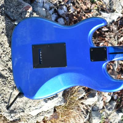 Custom Pre-order! Stratocaster HHH Metallic Blue Hot Rails 5-Way Coil Split image 12