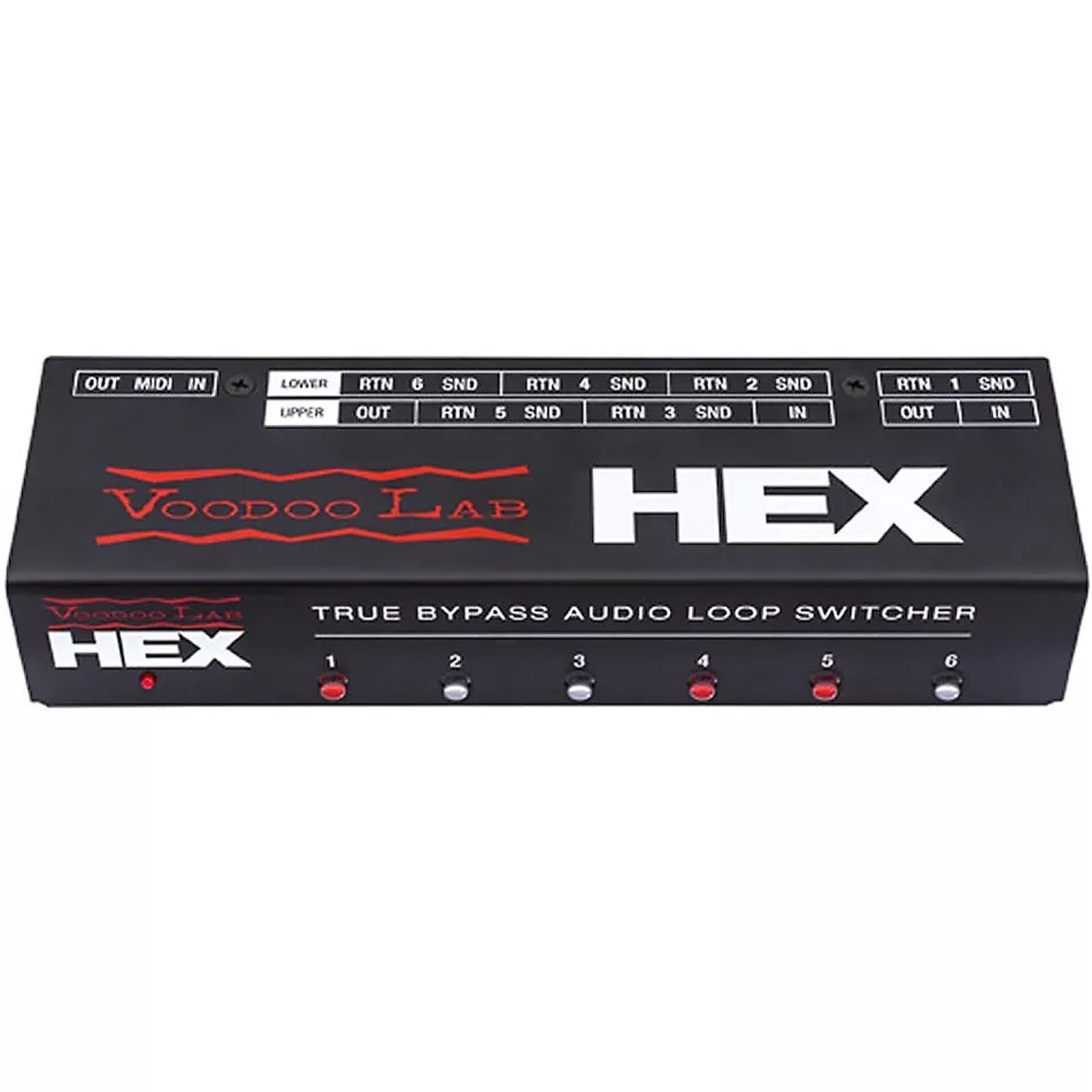 Voodoo Lab HEX MIDI Controlled Audio Loop Switcher | Reverb