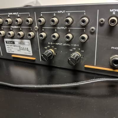 TEAC MB-20 Meter bridge - 4 Vintage VU Meters | Reverb