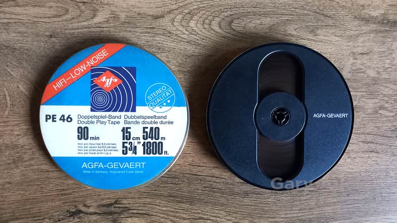 Agfa PE 46 90 min 15 cm (5 3/4") 540m (1800ft) Double Play Reel To Reel Magnetic Tape image 1