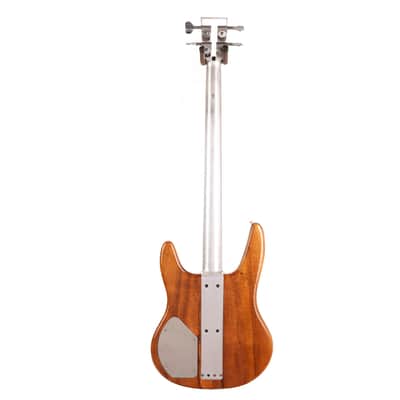 1976 Travis Bean TB2000 Fretless Bass Koa Natural image 4