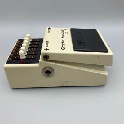 Boss GE-6 Graphic Equalizer (Black Label) 1977 - 1981 - Cream image 5