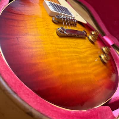 2024 Gibson Custom Shop 1959 Les Paul Standard Reissue (R9) – Murphy Lab Ultra-Light Aged - Factory Burst image 5