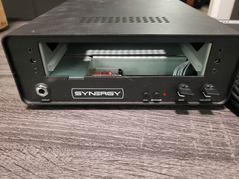 Synergy SYN-1 Rack Mount Preamp with 1 Module Slot 2017 - Black image 1