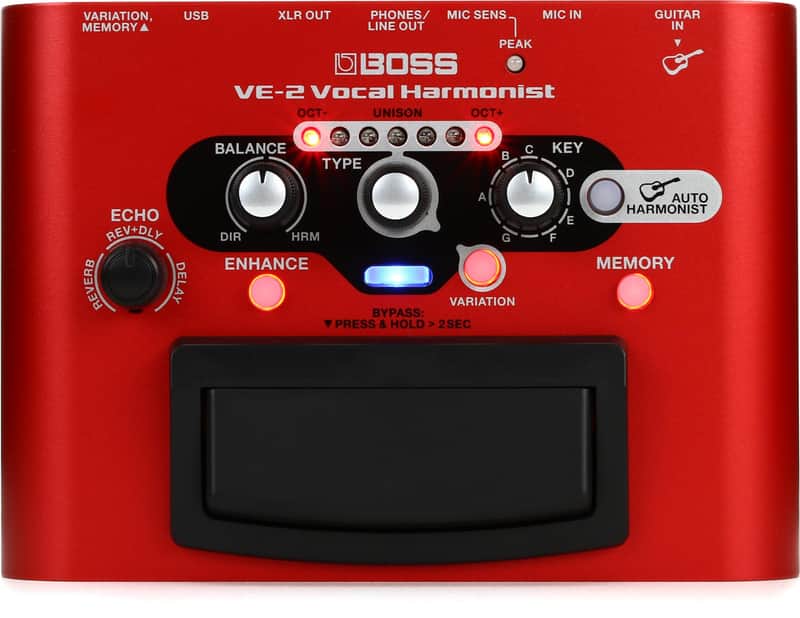 Boss VE-2 Vocal Harmonist Effects Processor image 1