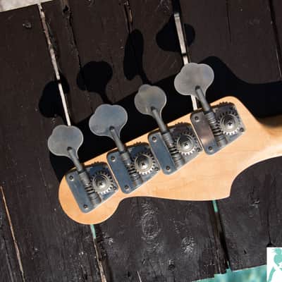First Gen Fender Precision Bass PB-110SH  - Steve Harris P Bass from Iron Maiden - Lake Placid Blue - Crafted in Japan CIJ image 10