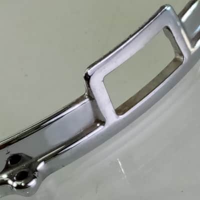Premier 15" Die-Cast Snare Drum Resonant Rim/Hoop Chrome 8-Lug UK Vintage 50-60s image 2