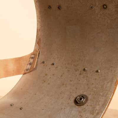 1960s Gretsch 14x20 Tangerine Sparkle Bass Drum Shell image 15