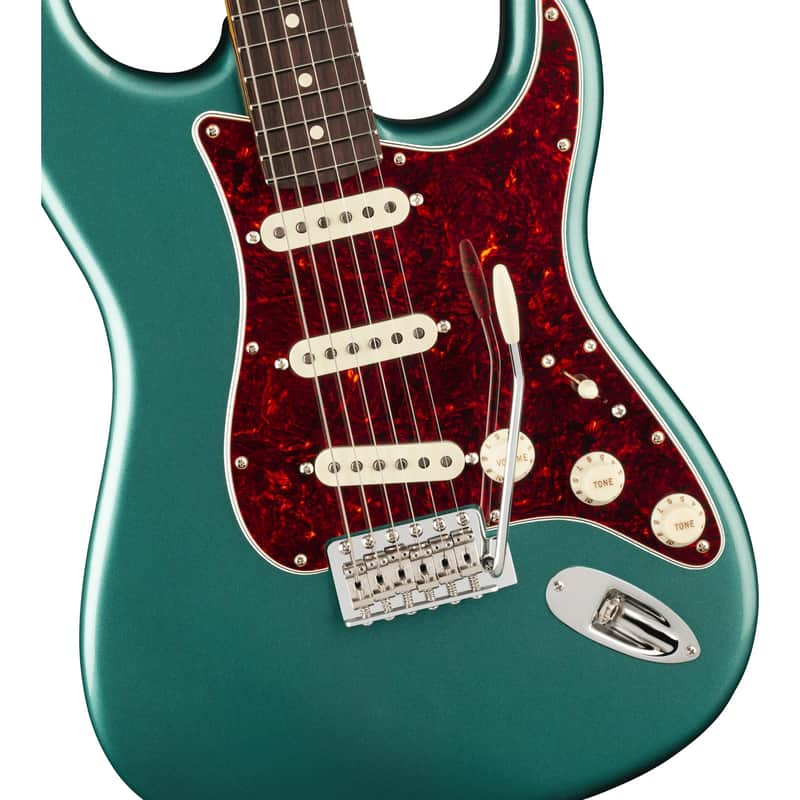 Fender American Professional Classic Stratocaster Rosewood Fingerboard - Faded Sherwood Green Metallic image 1