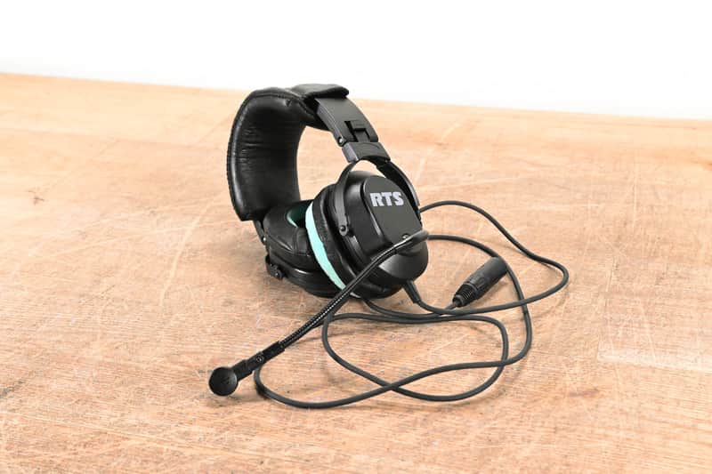 RTS HR-2 A4M Dual-Sided Full-Cushion Medium-Weight Intercom Headset CG01DFP image 1