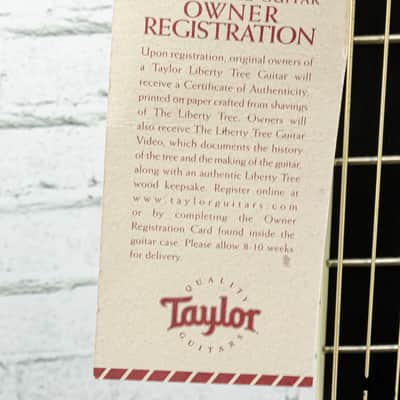 2001 Taylor Liberty Tree #49 of 50 First Run Limited Edition w/ OHSC image 8